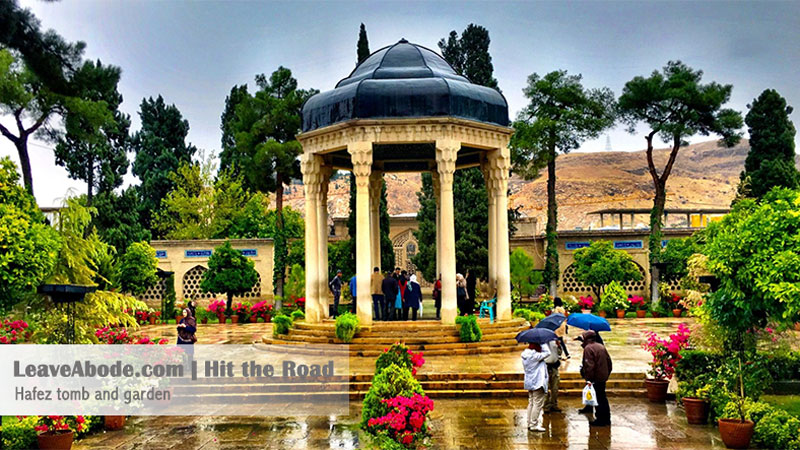 Hafez tomb and garden View