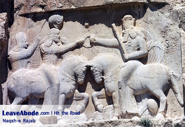 This relief shows the glorious ceremony of the coronation of “Ardashir I”, the founder of the Sassanid dynasty.