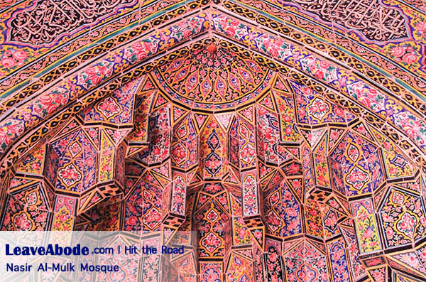 Nasir al-Mulk is an unrivalled place of worship where you feel calm and near to God.