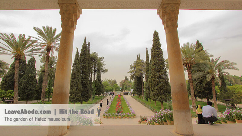 The garden of Hafez mausoleum