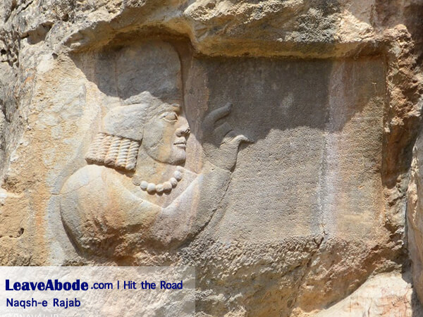There is a picture of the priest “Kartir” and an inscription that describes his religious activities in Sassanid era.