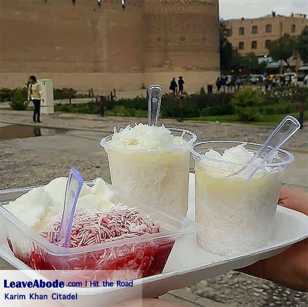 The street behind Karim Khan Citadel, is a famous center for the best ice cream and Shirazi Paloodeh where you can taste wonderful dessert.
